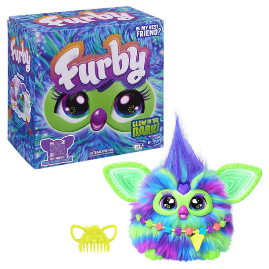 Furby jucarie de plus interactiva furby galaxy glow in the dark, Hasbro - Publisol.ro