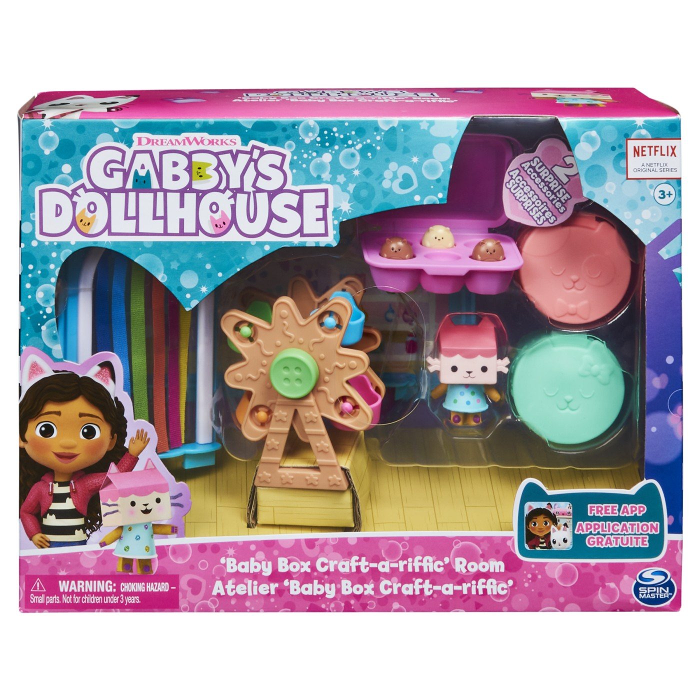 Gabbys dollhouse camera deluxe lui baby box, Spin Master - Publisol.ro