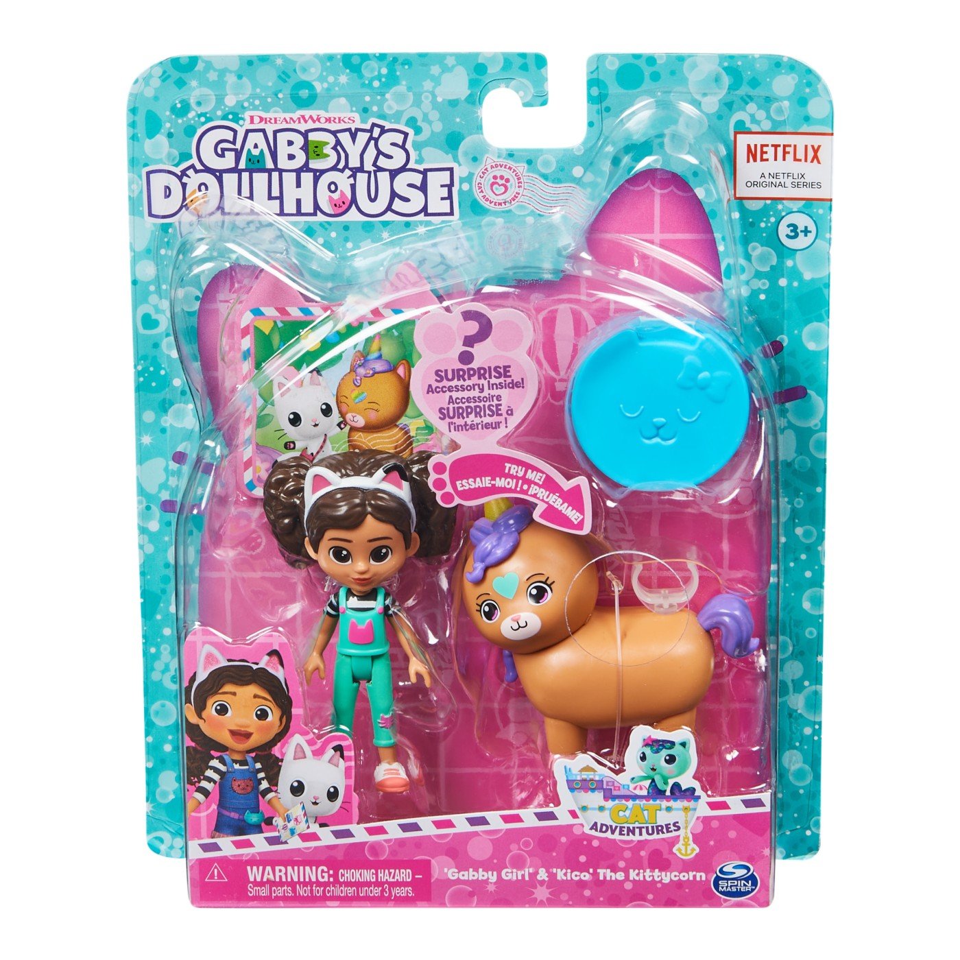 Gabbys dollhouse pachet 2 figurine gabby si kico , Spin Master - Publisol.ro