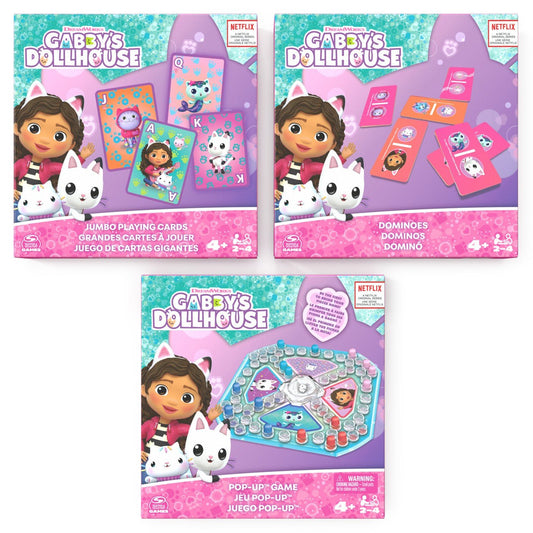 Gabbys dollhouse set 3 jocuri, Spin Master - Publisol.ro