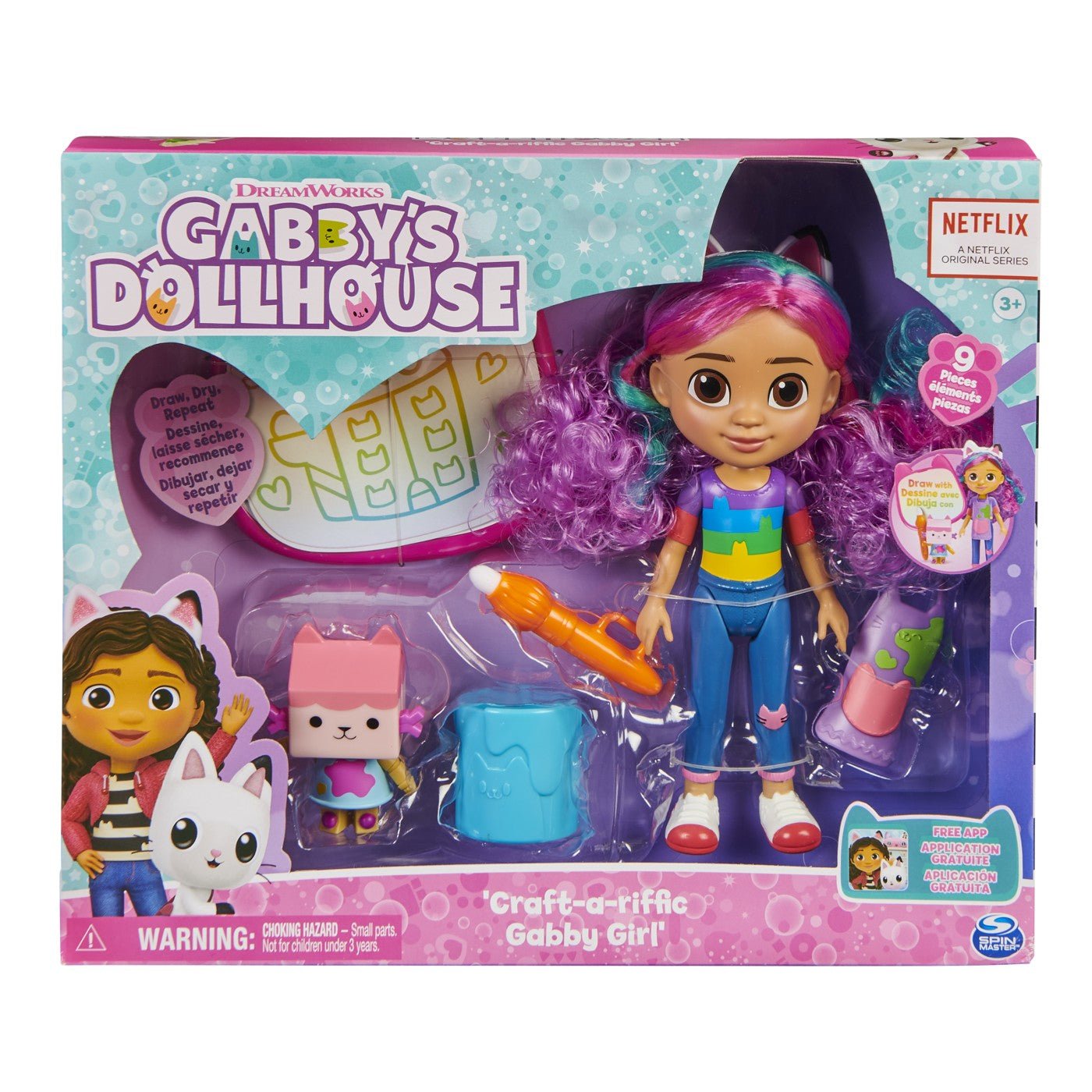 Gabbys dollhouse set arta, Spin Master - Publisol.ro