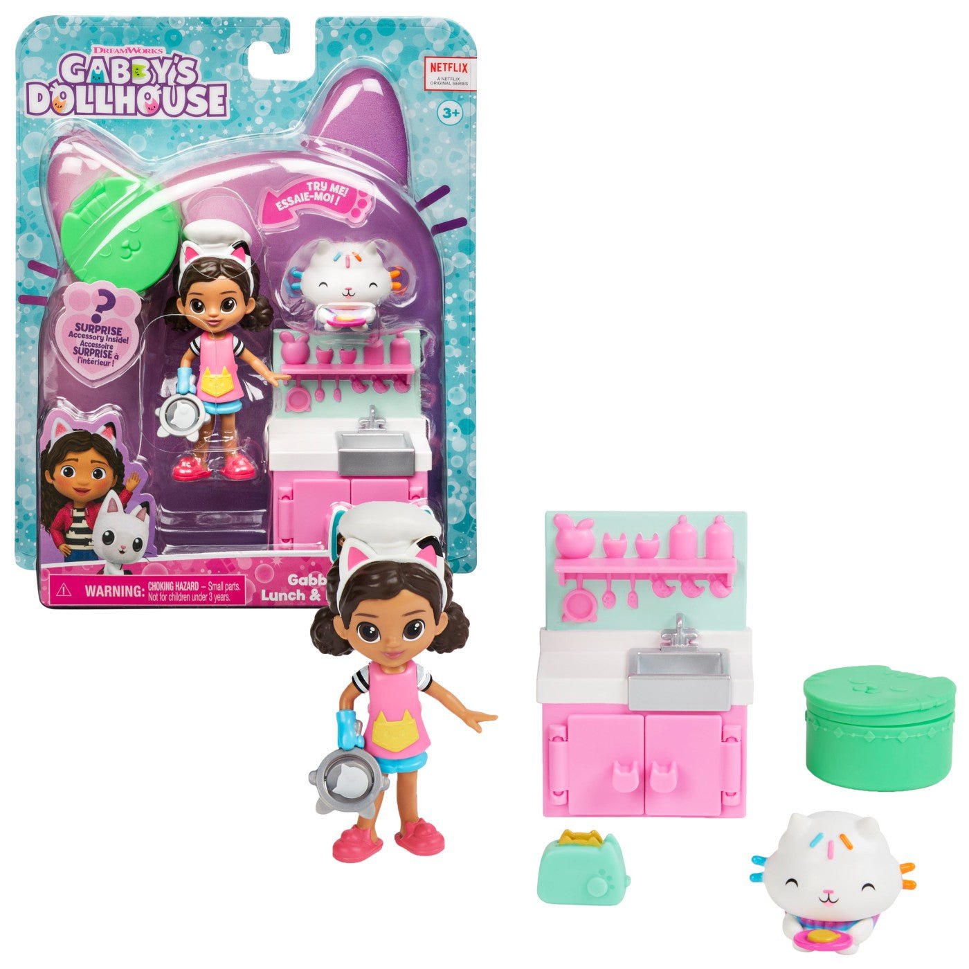 Gabbys dollhouse set pentru gatit, Spin Master - Publisol.ro