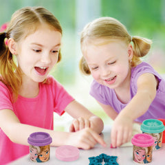 Galetusa cu 4 borcanase de plastilina si accesorii frozen, AS - Publisol.ro