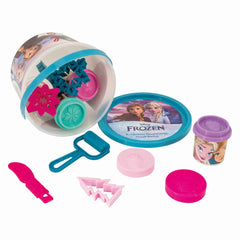 Galetusa cu 4 borcanase de plastilina si accesorii frozen, AS - Publisol.ro