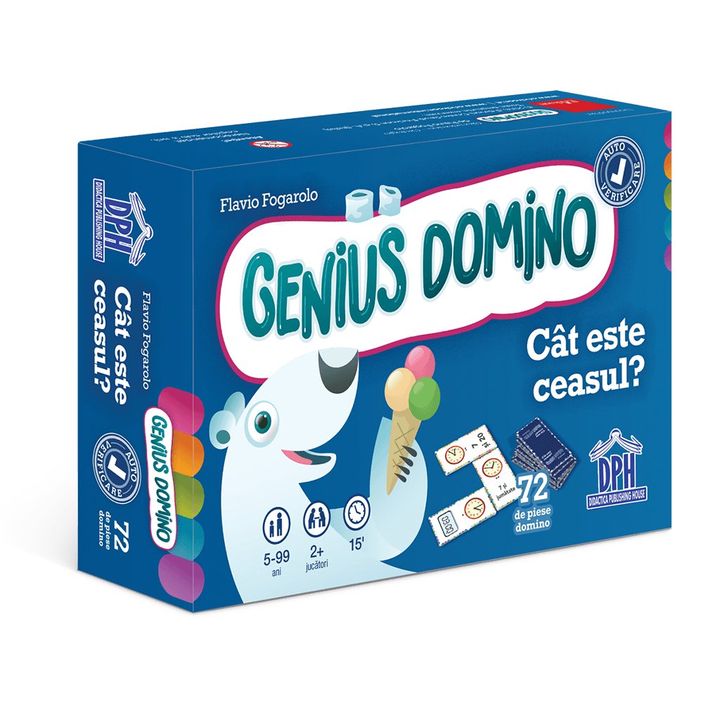 Genius Domino – Cât este ceasul?, de Flavio Fogarolo - Publisol.ro