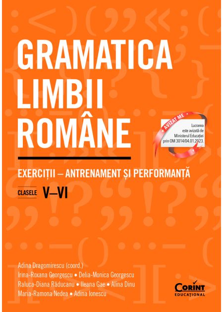 Gramatica limbii române. Exerciții – antrenament și performanță. Clasele V–VI - Publisol.ro