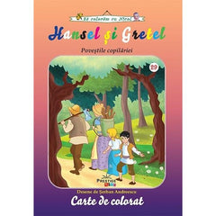 Hansel si Gretel - carte de colorat, de Prestige - Publisol.ro