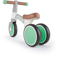 Hape bicicleta de echilibru verde cu 3 roti, Hape - Publisol.ro