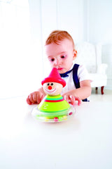Hape clovnul ralph cu sistem hopa mitica, Hape - Publisol.ro