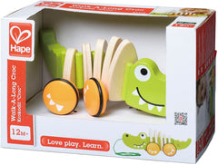 Hape jucarie de tragere - crocodil, Hape - Publisol.ro