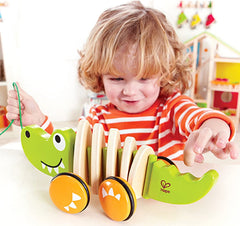 Hape jucarie de tragere - crocodil, Hape - Publisol.ro