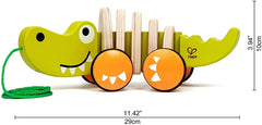 Hape jucarie de tragere - crocodil, Hape - Publisol.ro