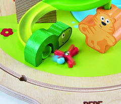 Hape labirint magnetic cu bile colorate, Hape - Publisol.ro
