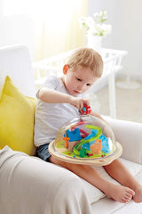 Hape labirint magnetic cu bile colorate, Hape - Publisol.ro