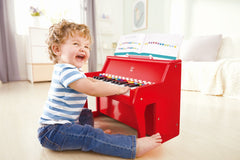 Hape pian electronic rosu cu lumini, Hape - Publisol.ro