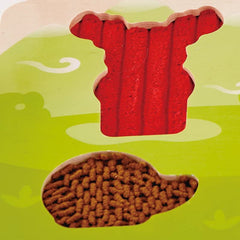 Hape puzlle tactil - animalele din padure, Hape - Publisol.ro