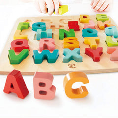 Hape puzzle alfabet chunky, Hape - Publisol.ro