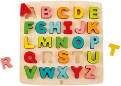 Hape puzzle alfabet chunky, Hape - Publisol.ro