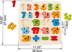 Hape puzzle matematica chunky, Hape - Publisol.ro