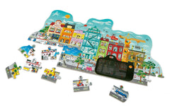Hape puzzle orasul animat, Hape - Publisol.ro