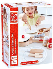 Hape set pentru gatit si servit, Hape - Publisol.ro