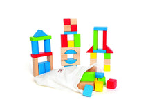 Hape set piese de construit multicolor, Hape - Publisol.ro