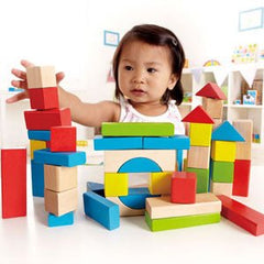 Hape set piese de construit multicolor, Hape - Publisol.ro