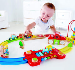 Hape sina de tren curcubeu, Hape - Publisol.ro
