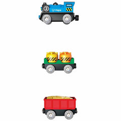 Hape tren marfar cu doua vagoane, Hape - Publisol.ro