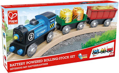 Hape tren marfar cu doua vagoane, Hape - Publisol.ro