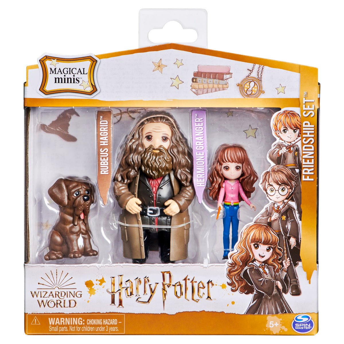 Harry potter set 2 figurine rubeus hagrid si hermione granger, Spin Master - Publisol.ro