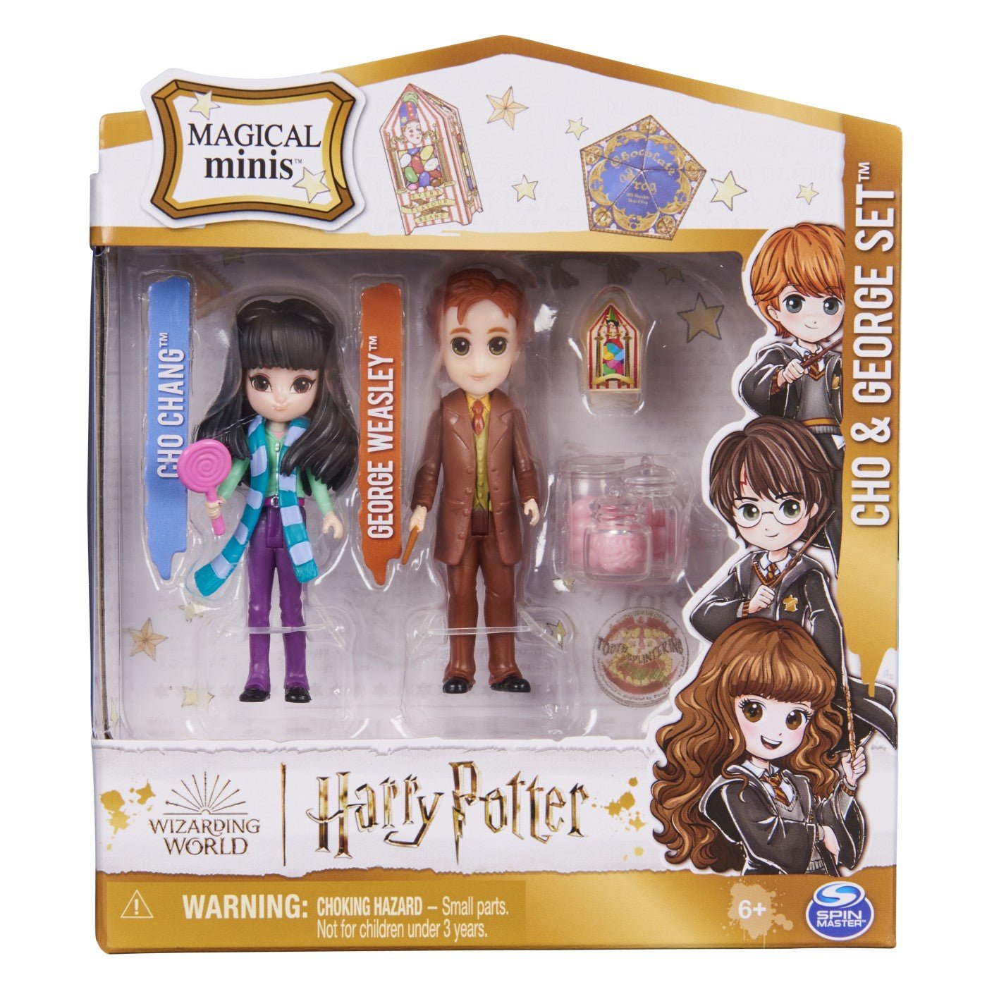 Harry potter wizarding world magical minis set 2 figurine cho si george, Spin Master - Publisol.ro