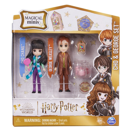 Harry potter wizarding world magical minis set 2 figurine cho si george, Spin Master - Publisol.ro