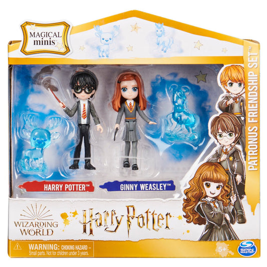 Harry potter wizarding world magical minis set 2 figurine harry potter si ginny weasley, Spin Master - Publisol.ro