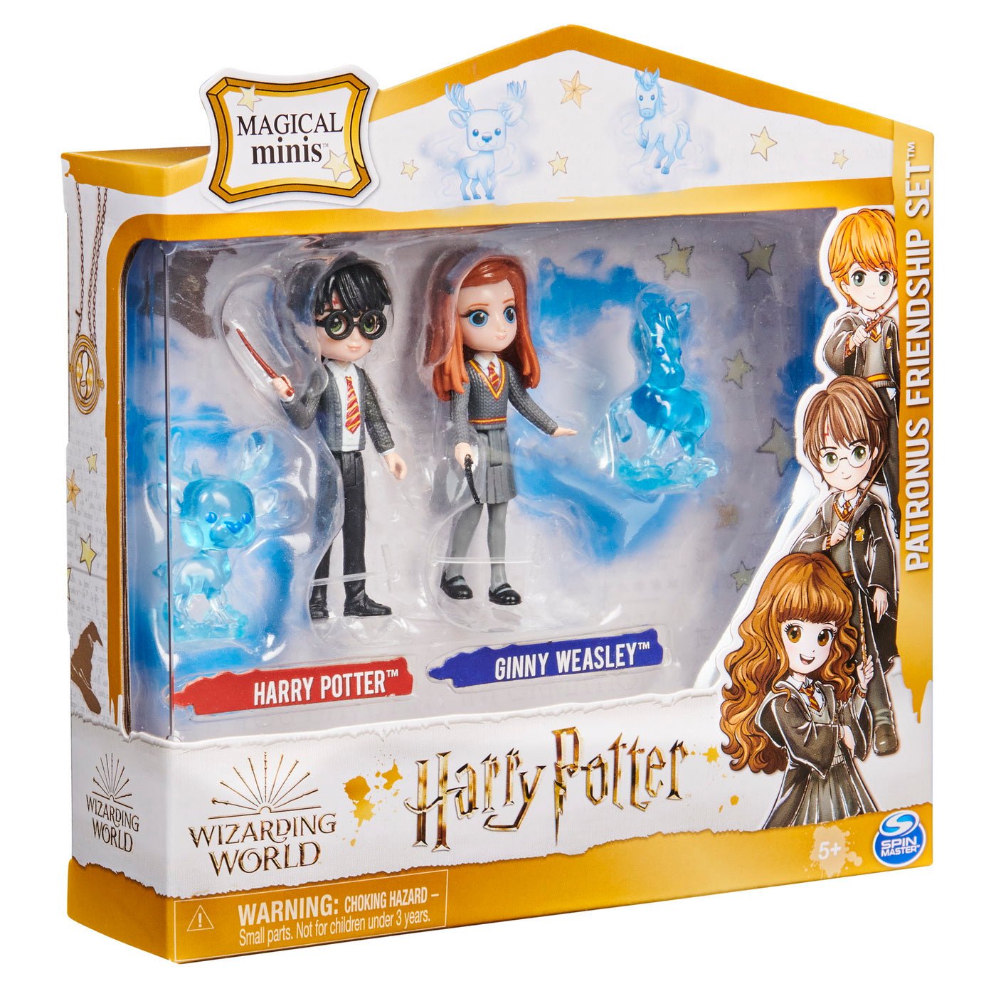 Harry potter wizarding world magical minis set 2 figurine harry potter si ginny weasley, Spin Master - Publisol.ro