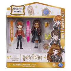 Harry potter wizarding world magical minis set 2 figurine ron si parvati, Spin Master - Publisol.ro