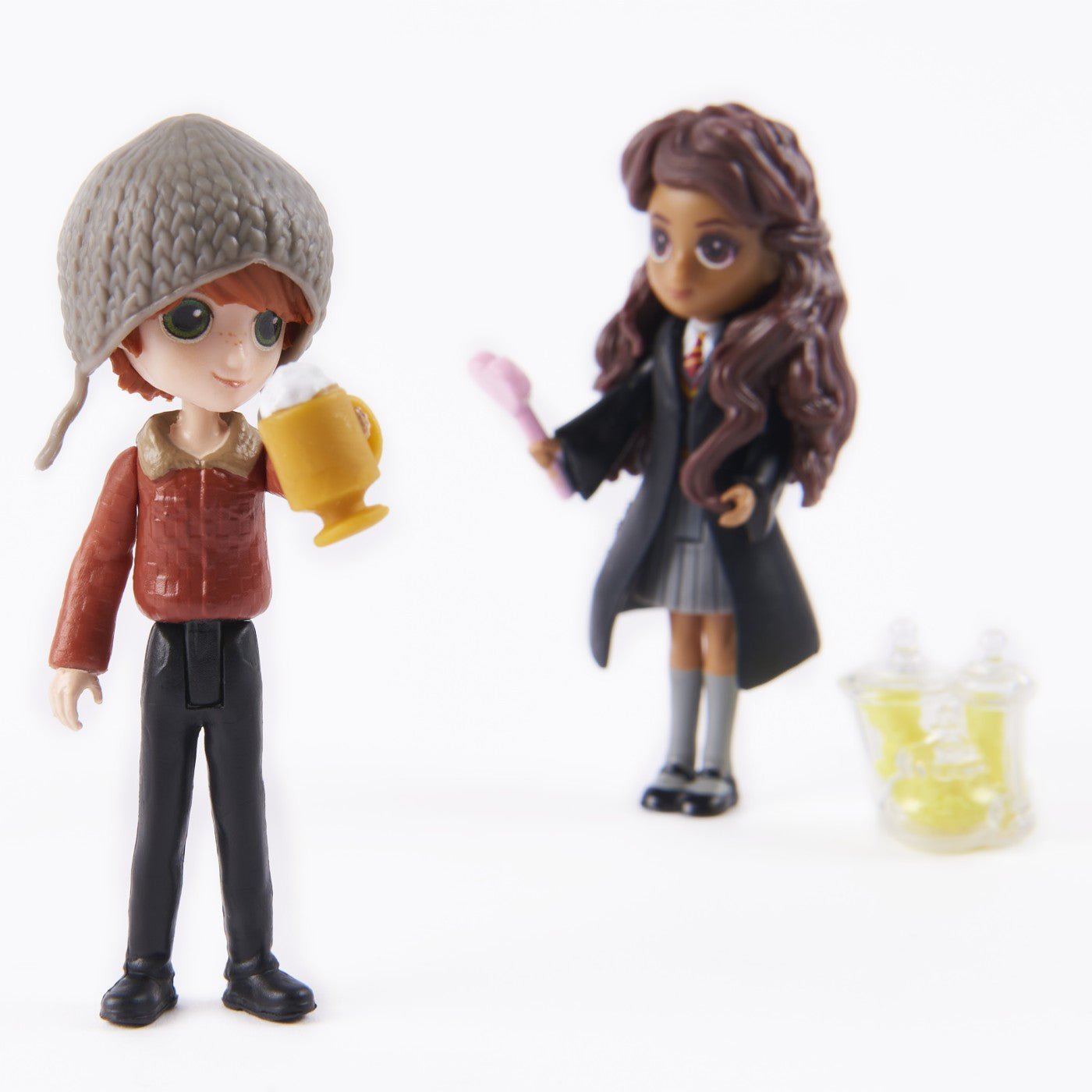 Harry potter wizarding world magical minis set 2 figurine ron si parvati, Spin Master - Publisol.ro
