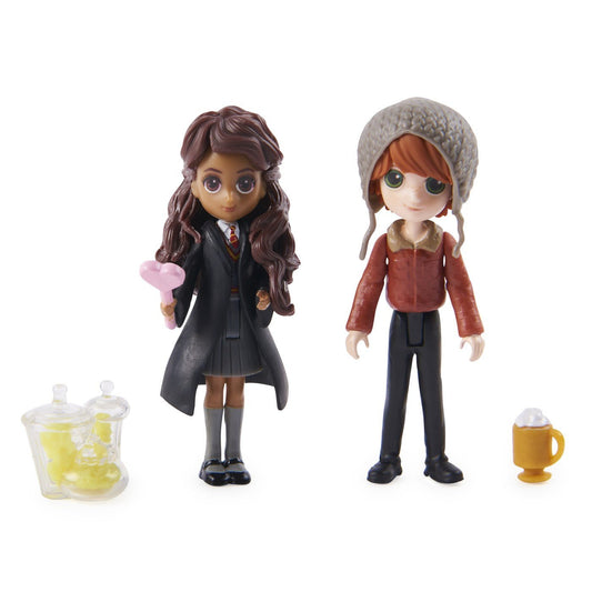 Harry potter wizarding world magical minis set 2 figurine ron si parvati, Spin Master - Publisol.ro