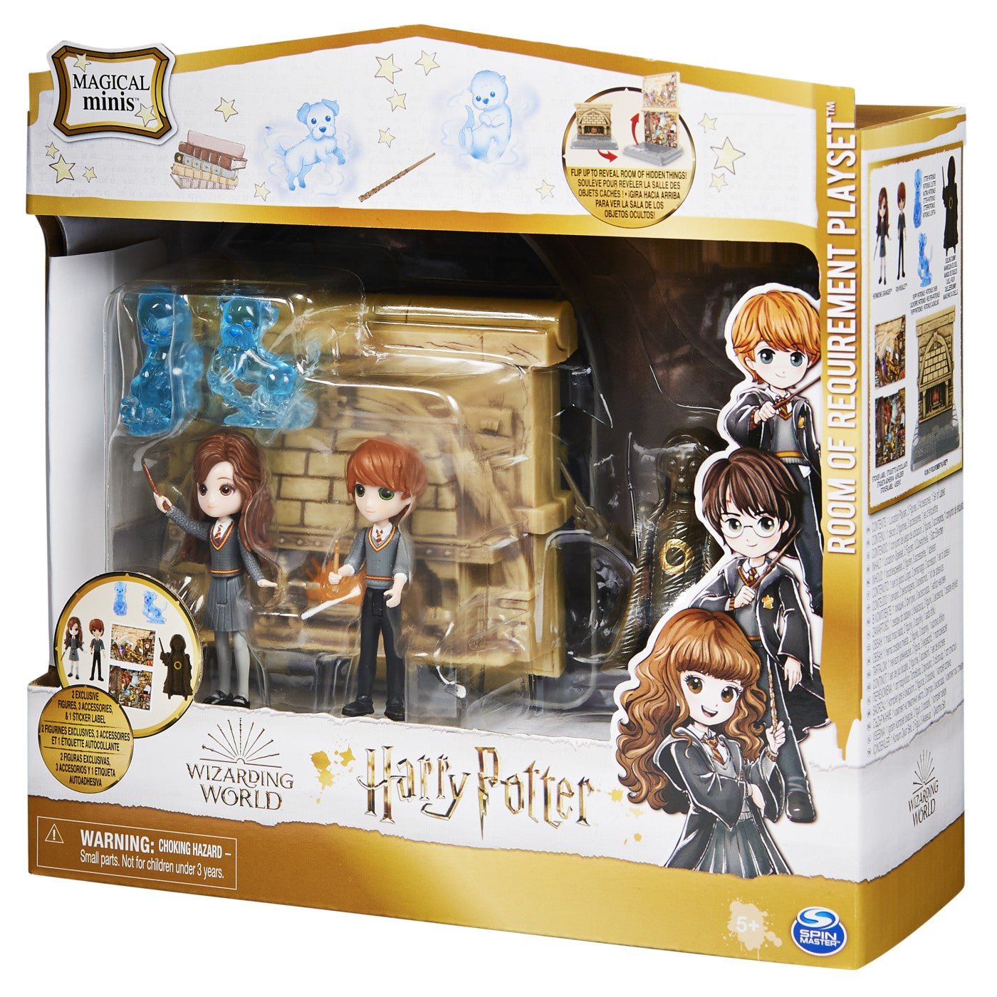 Harry potter wizarding world magical minis set 2 figurine ron wisleay si hermione granger, Spin Master - Publisol.ro