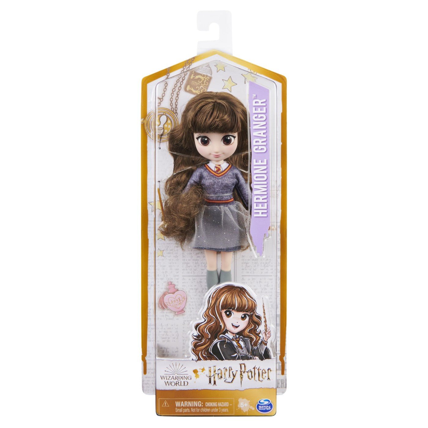 Harry potter wizarding world papusa hermione granger 20cm, Spin Master - Publisol.ro