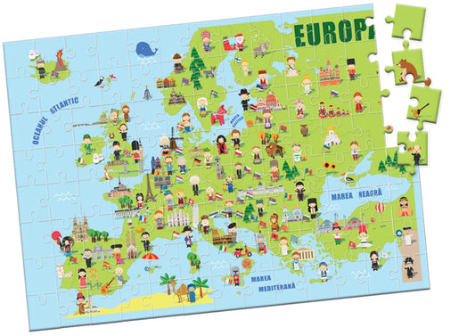 Harta Europei - Puzzle, de DPH - Publisol.ro