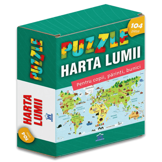 Harta lumii - Puzzle, de DPH - Publisol.ro