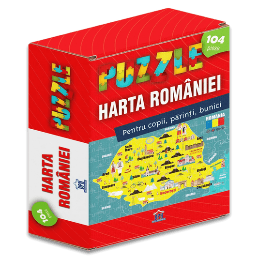 Harta României - Puzzle, de DPH - Publisol.ro