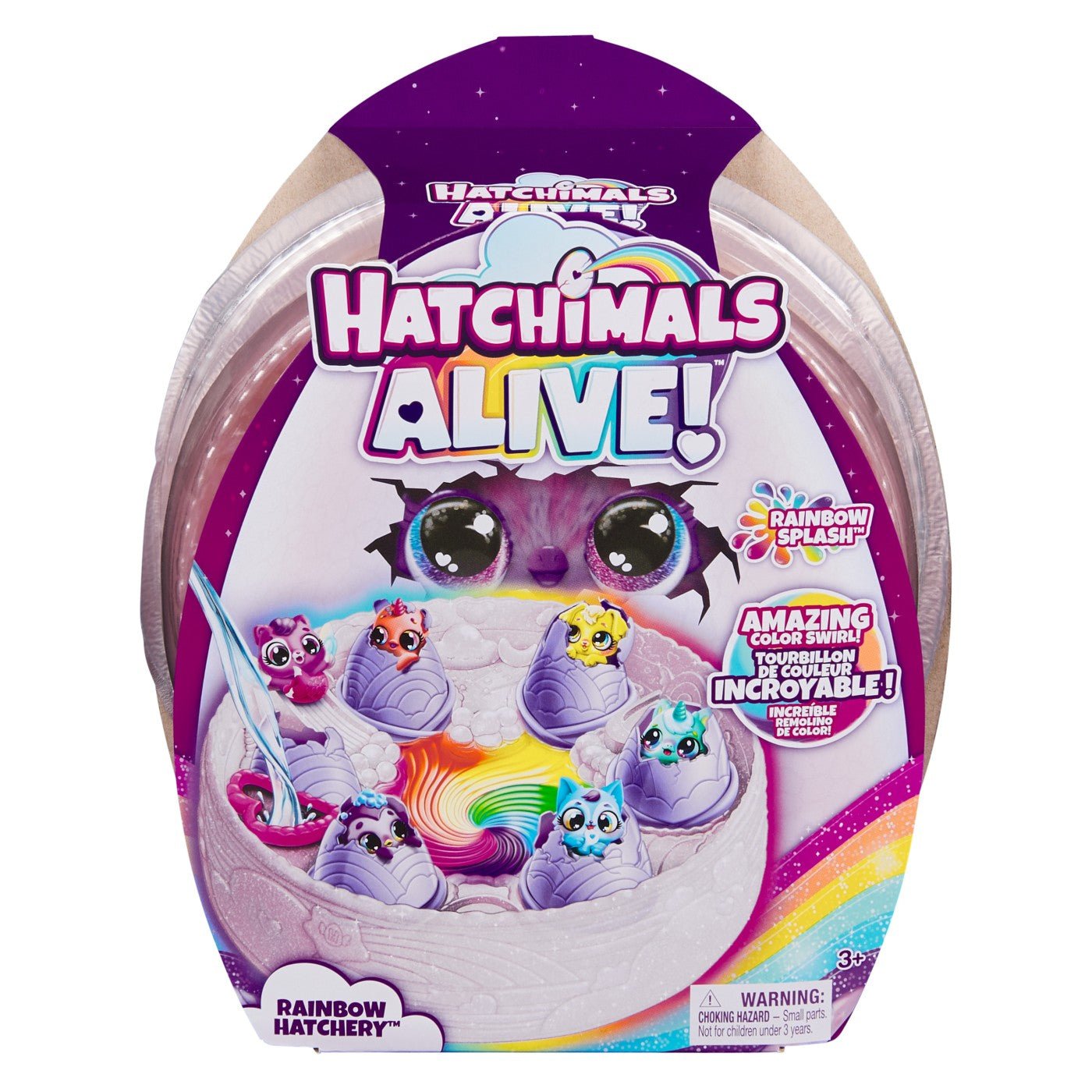 Hatchimals alive set curcubeu, Spin Master - Publisol.ro
