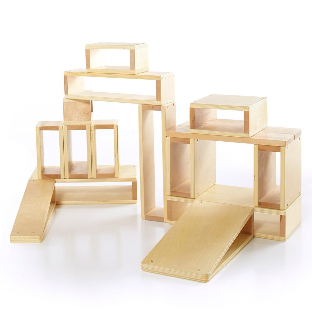 Hollow Blocks, blocuri mari de constructie openended, Guidecraft - Publisol.ro