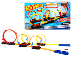 Hot wheels action pista buclelor duble, Mattel - Publisol.ro