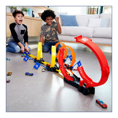 Hot wheels action pista buclelor duble, Mattel - Publisol.ro