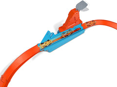 Hot wheels circuit rapid cu lansator si masinuta exclusiva, Mattel - Publisol.ro
