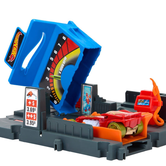 Hot wheels city explorer pista fuel station shift, Mattel - Publisol.ro