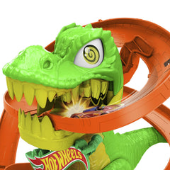 Hot wheels city set statia de pompieri si batalia cu trex, Mattel - Publisol.ro